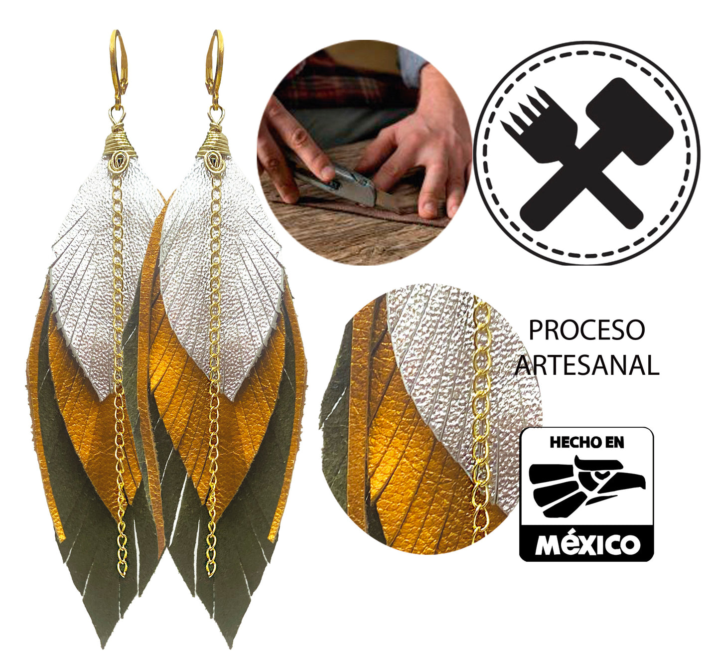 Aretes Ara Militar