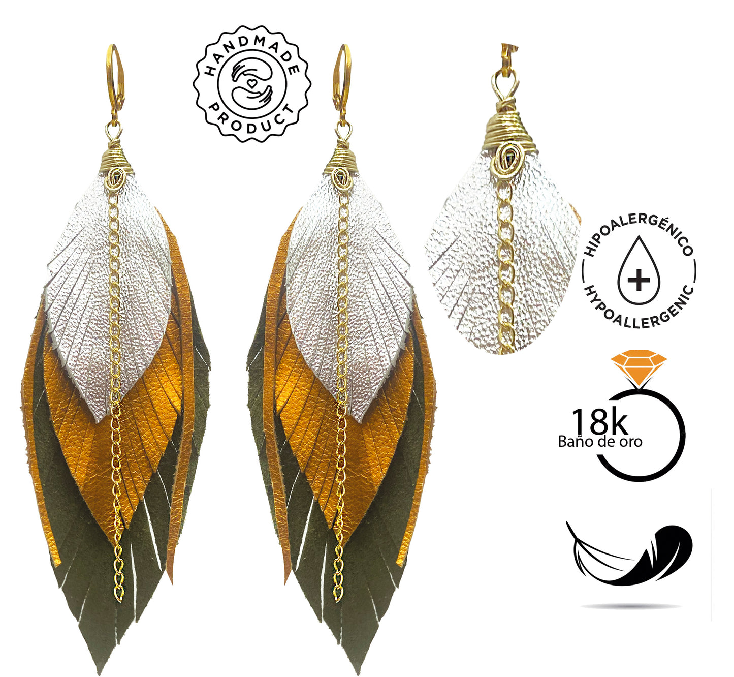 Aretes Ara Militar