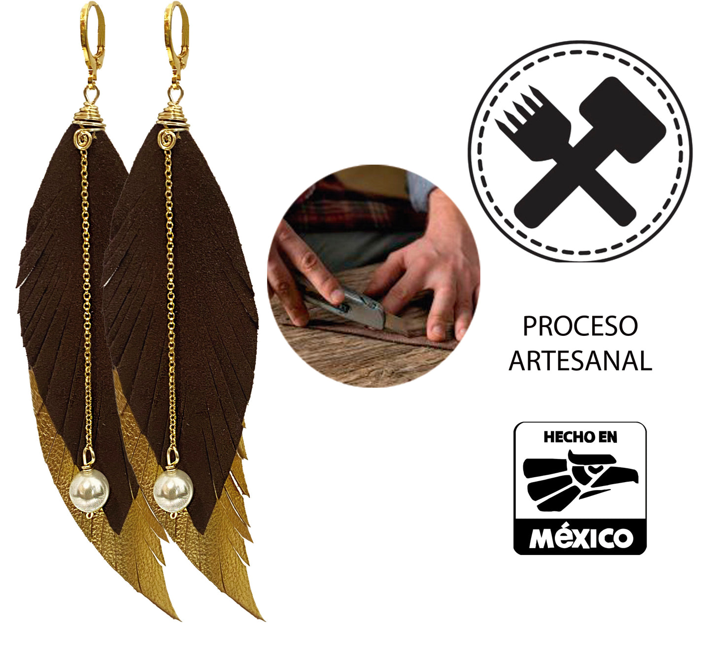 Aretes Angel Café