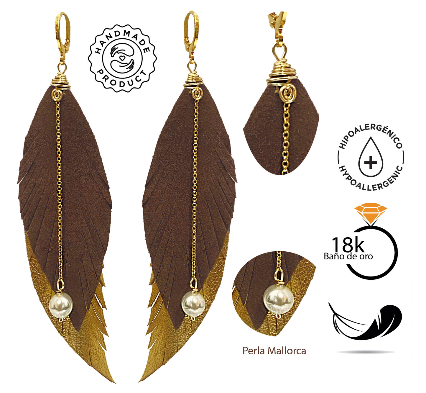 Aretes Angel Café
