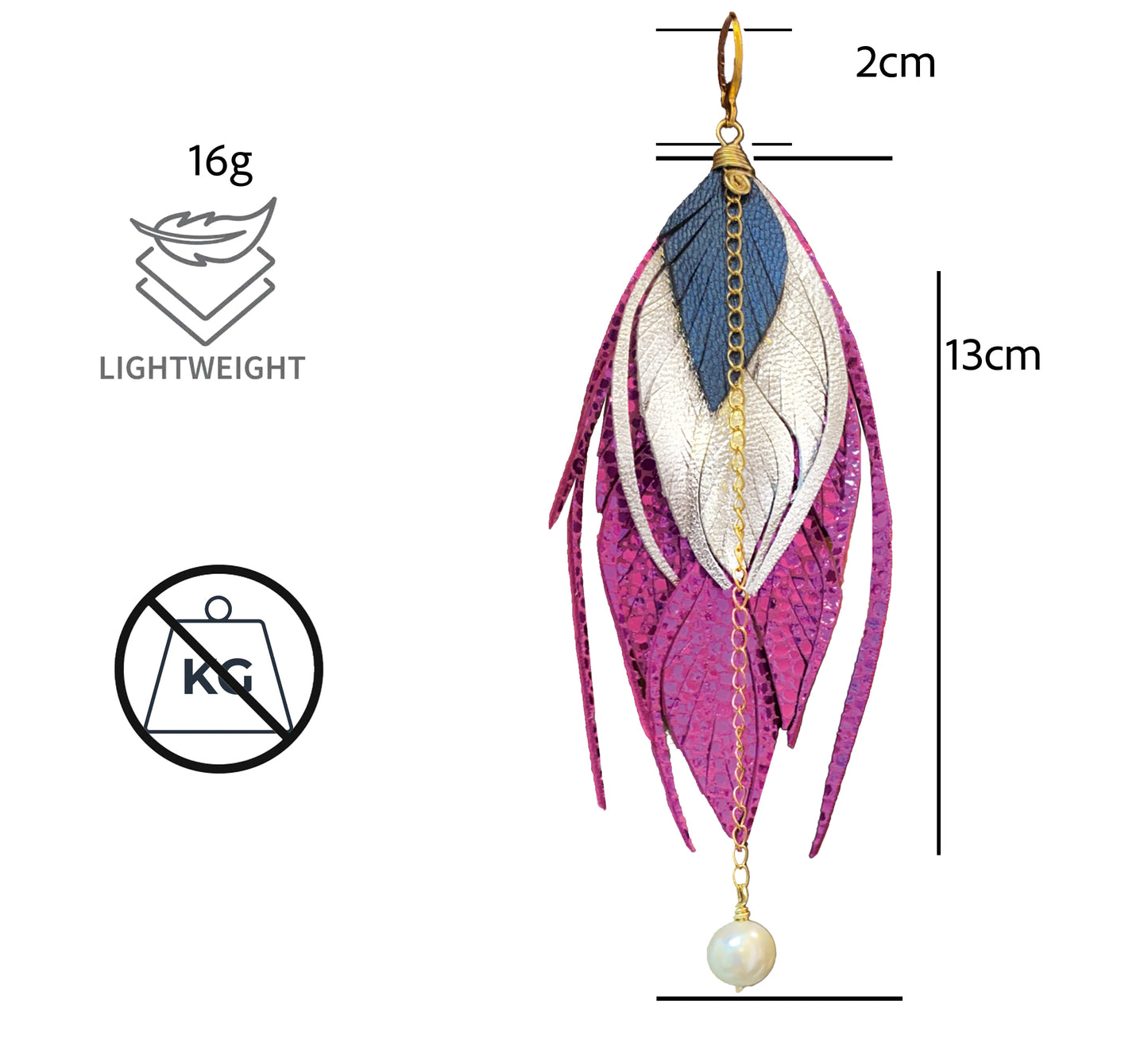 Aretes Multi Medianos Destiny Rosa