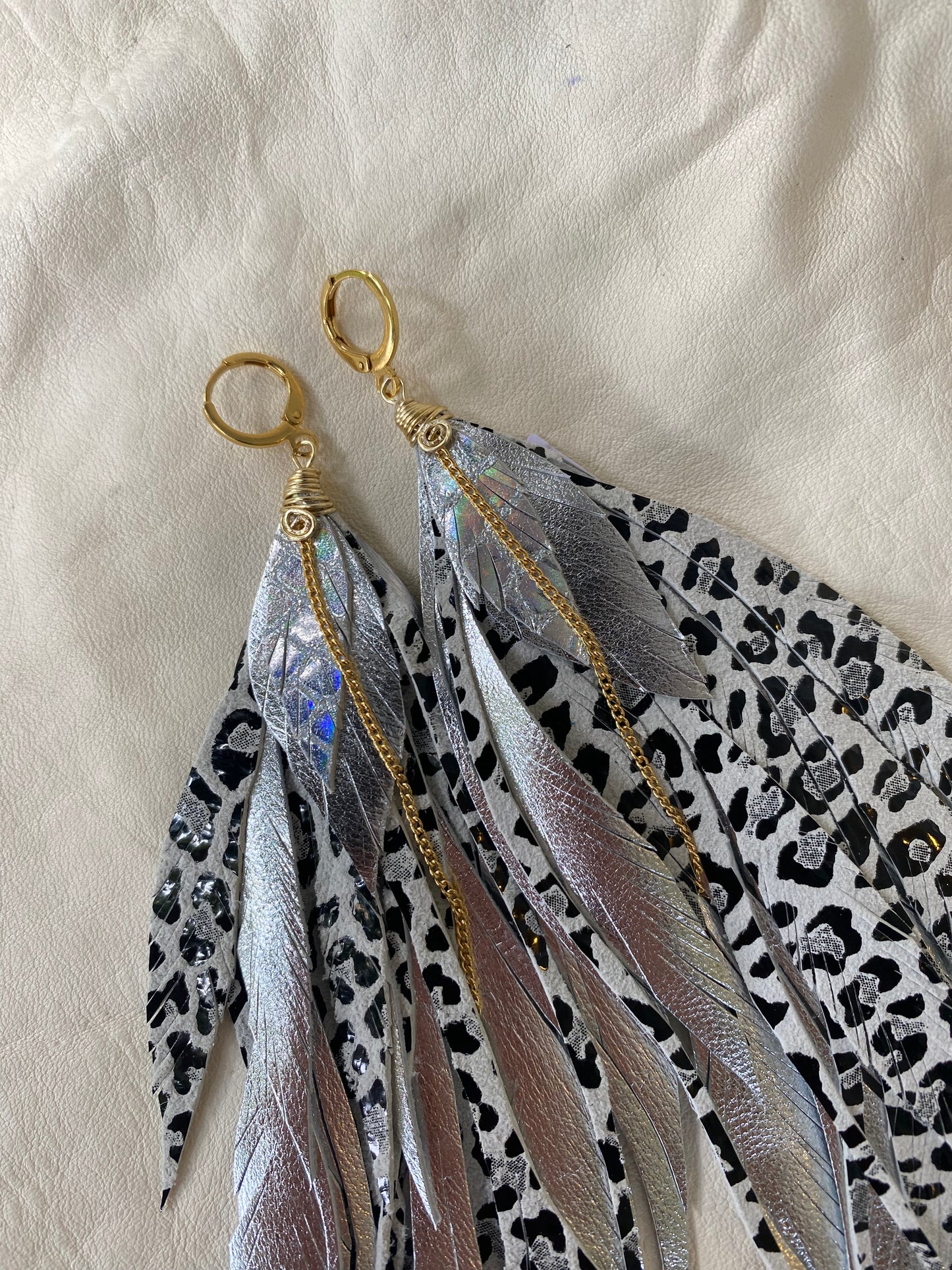 Aretes MAXI animal print