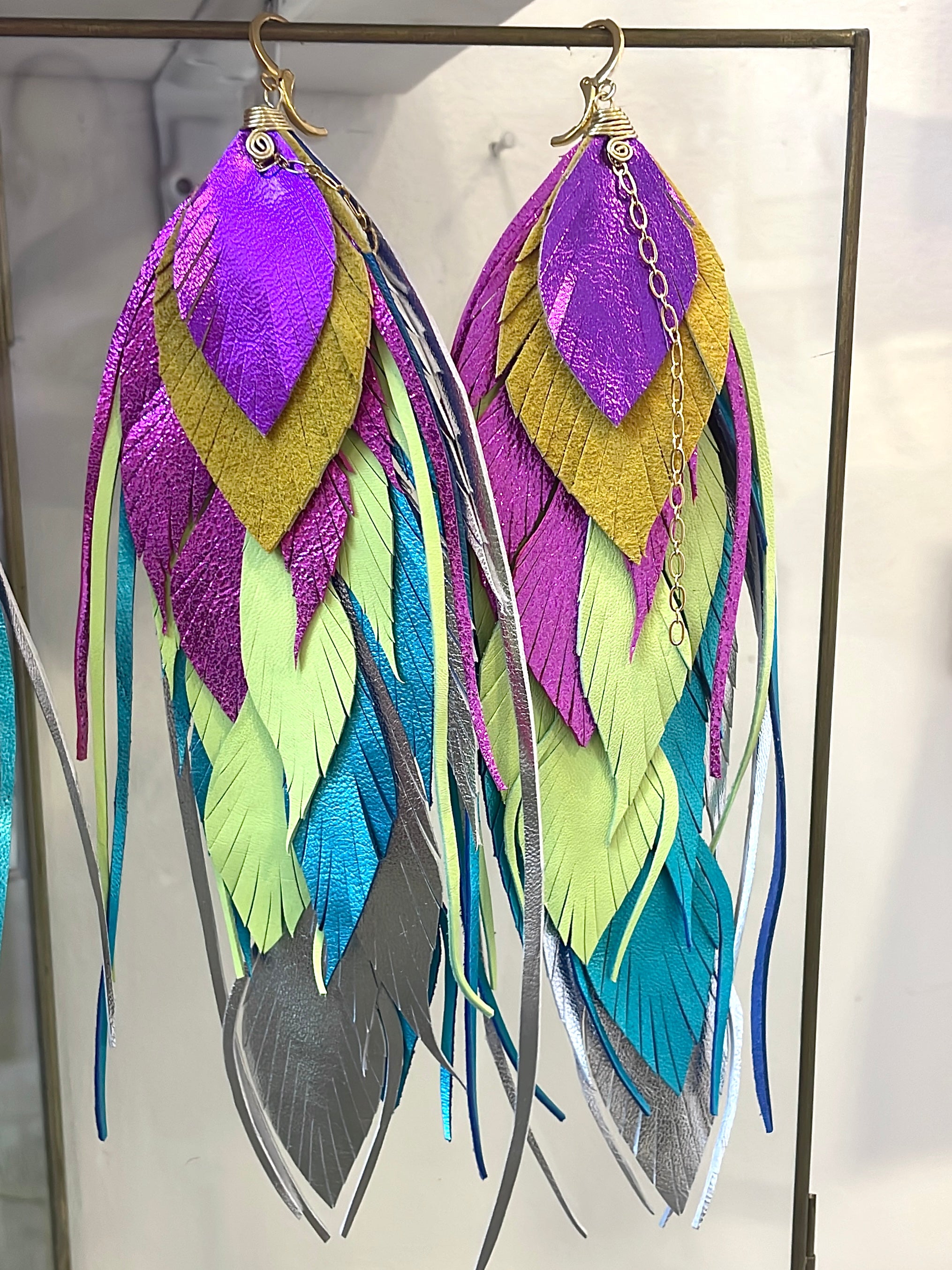 Aretes Maxi Arcoiris