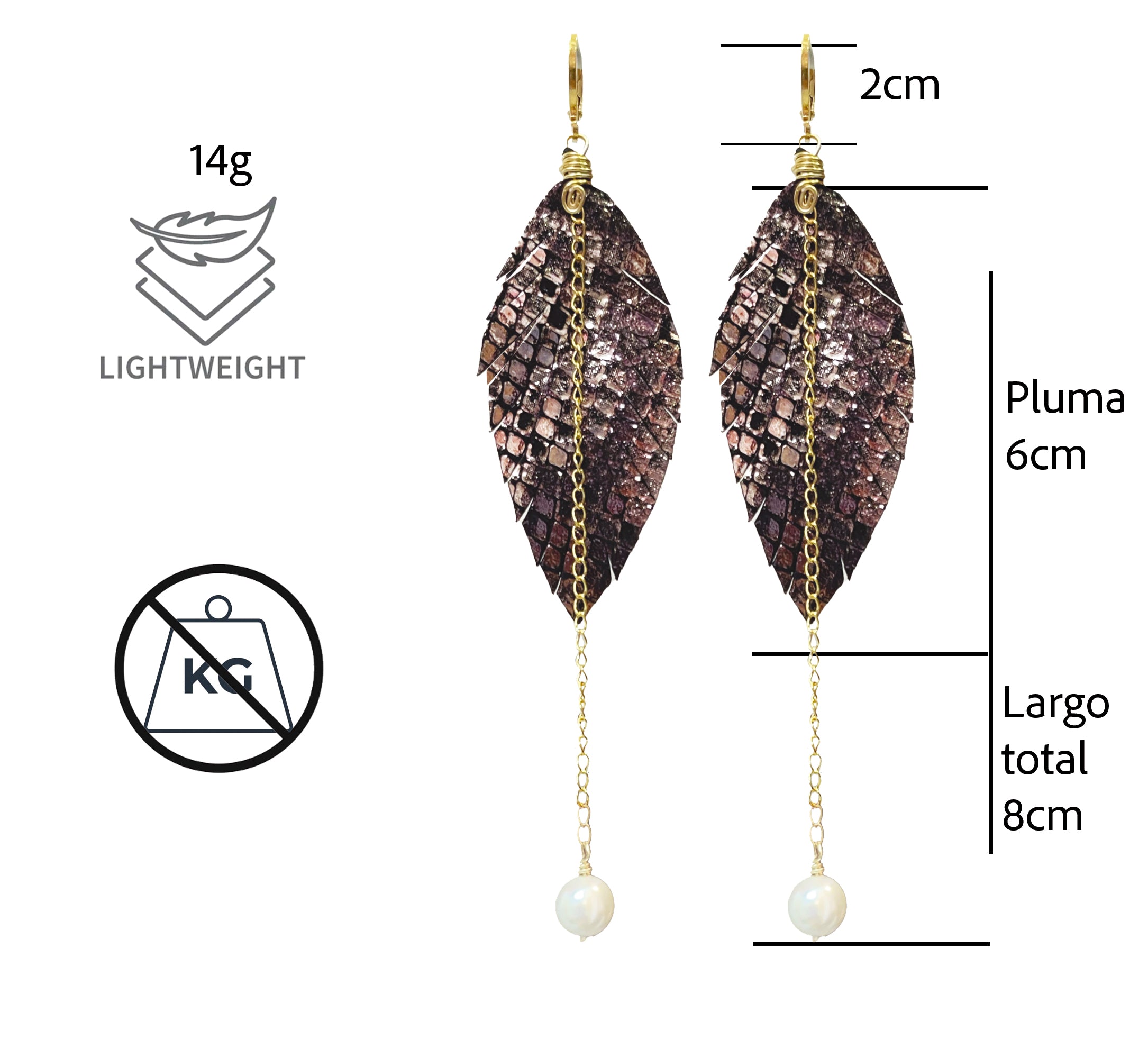 Aretes Monopluma Mallorca Víbora