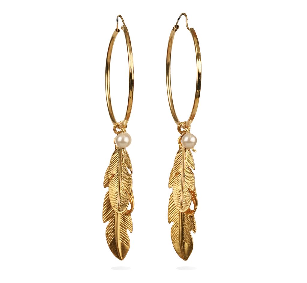 Arracadas Gypsy Pluma