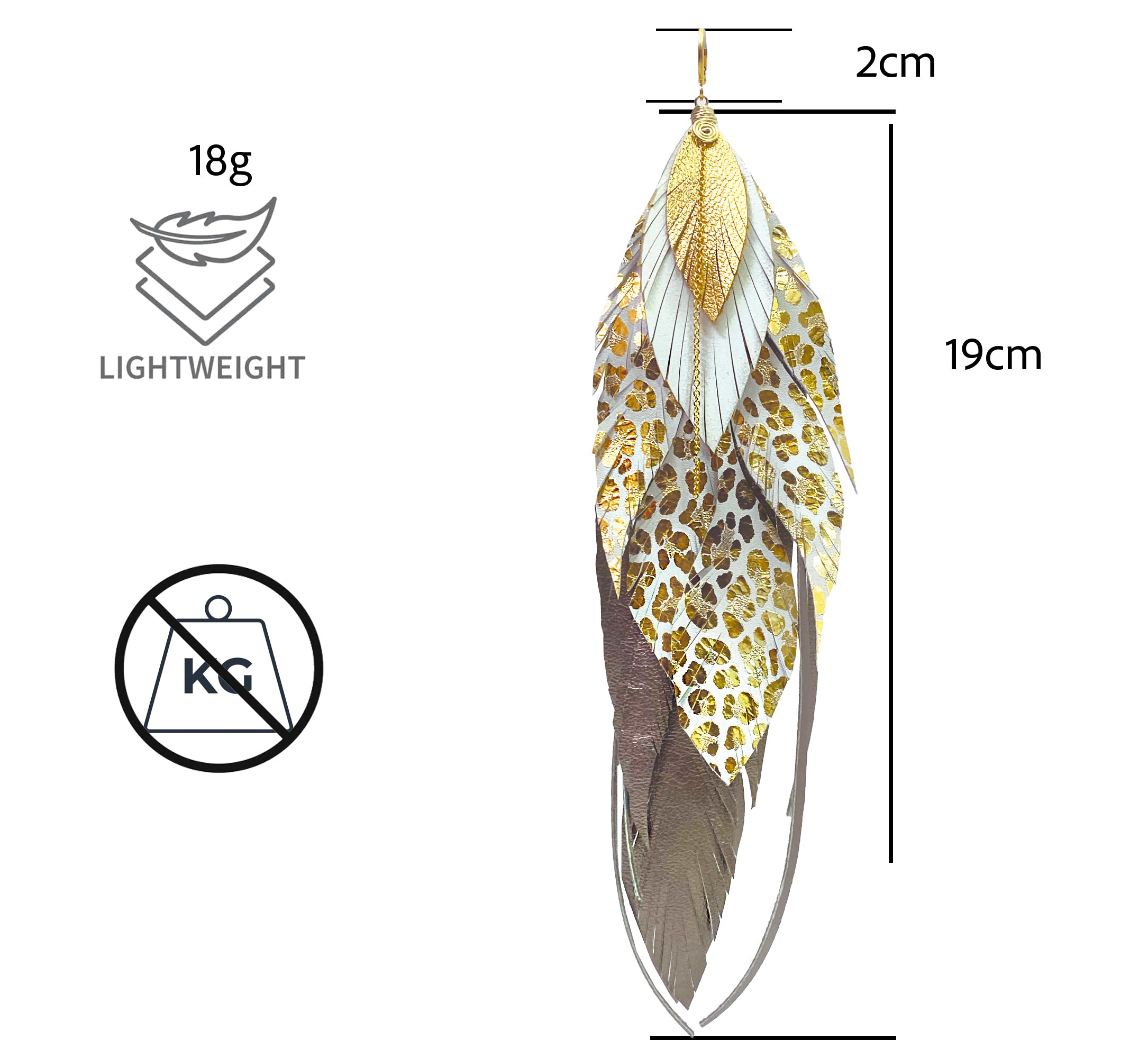 Aretes Maxi Garza Tigre