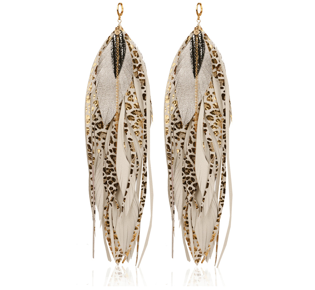 Aretes Maxi Animal Silver