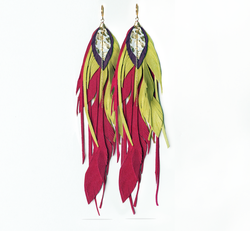 Aretes Maxi Ave del Paraíso