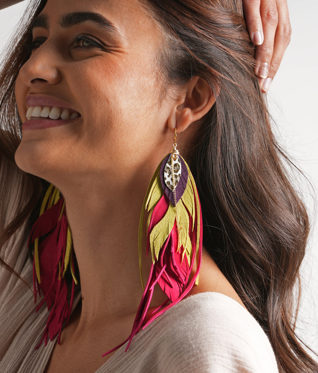 Aretes Maxi Ave del Paraíso