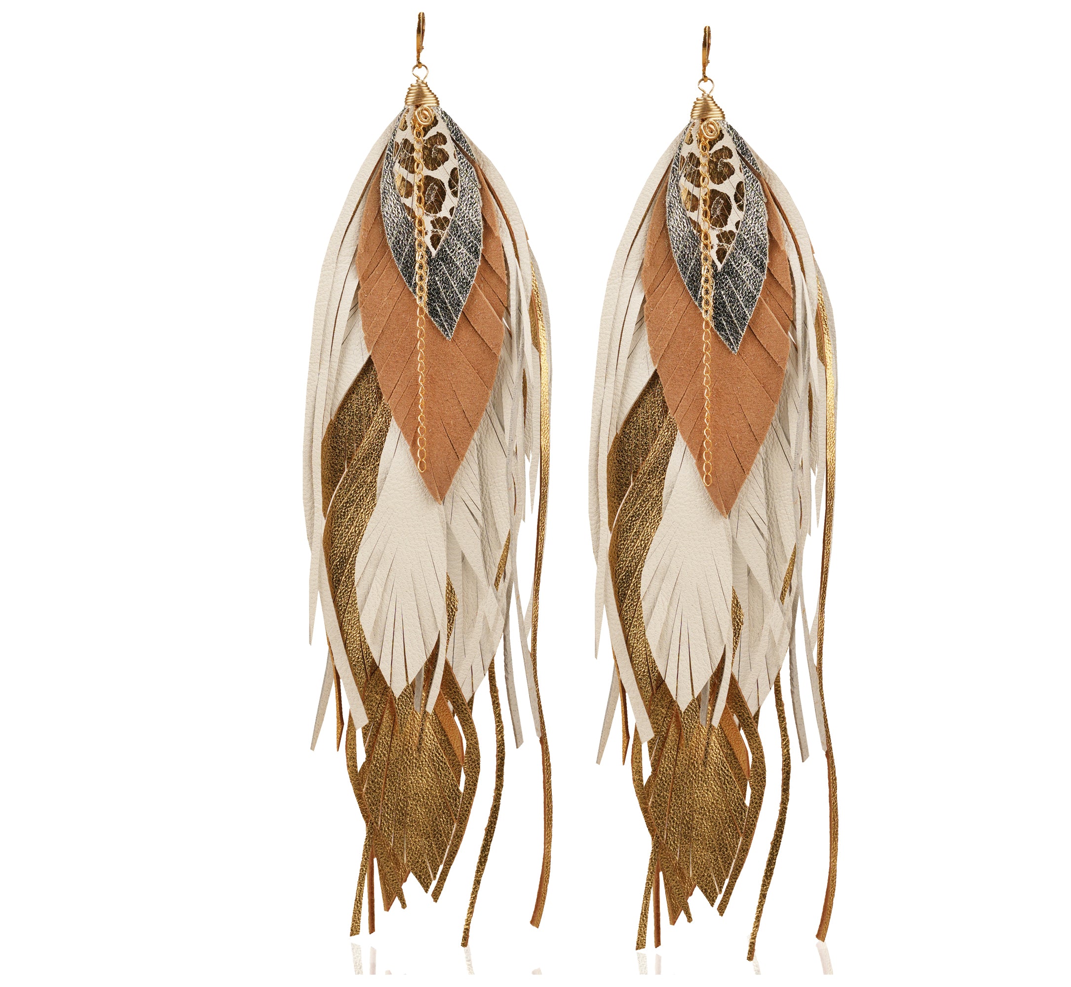 Aretes Maxi Buho Gold