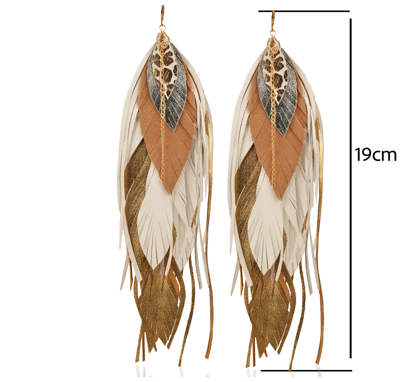 Aretes Maxi Buho Gold