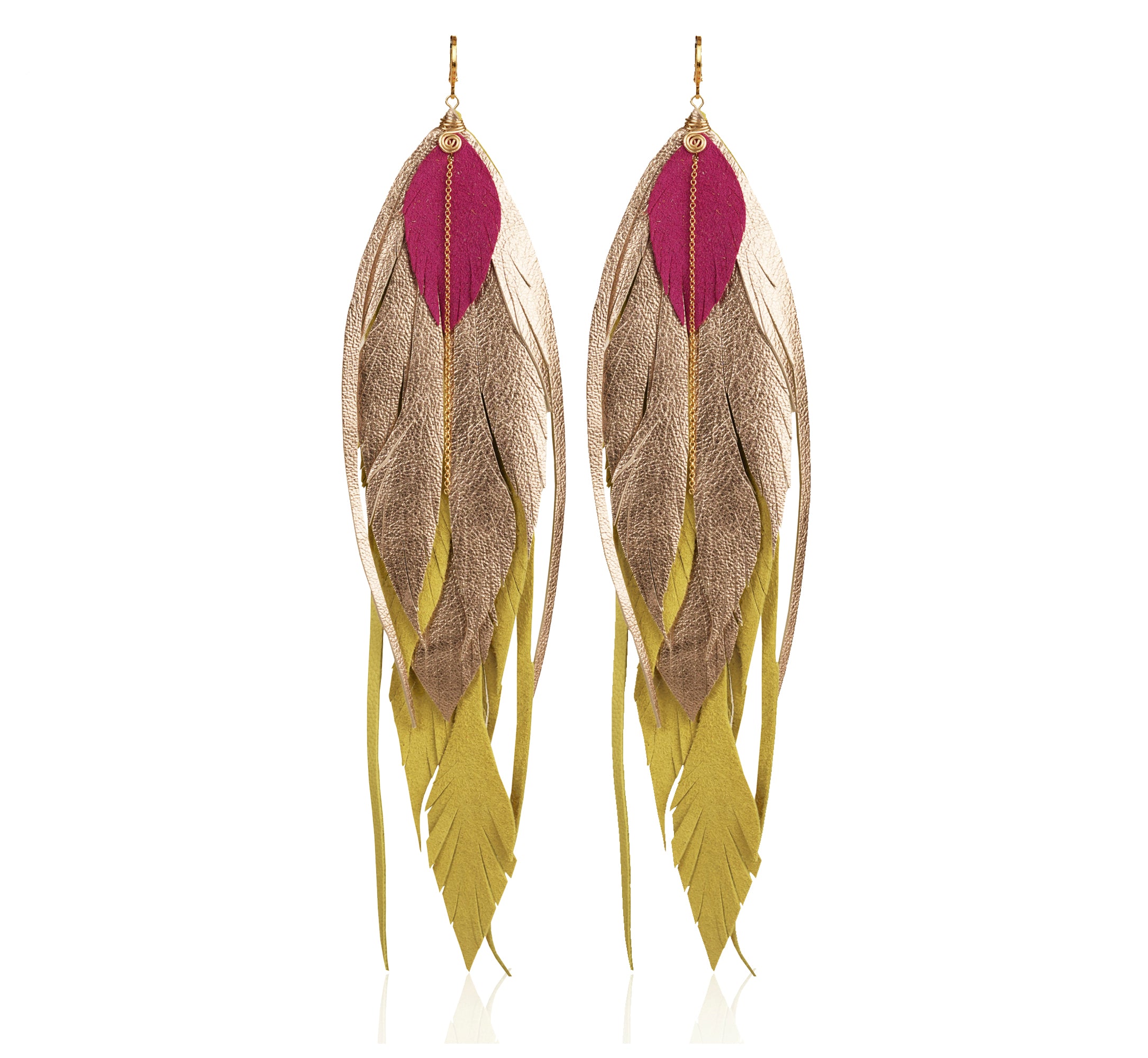 Aretes Maxi Canario Champagne