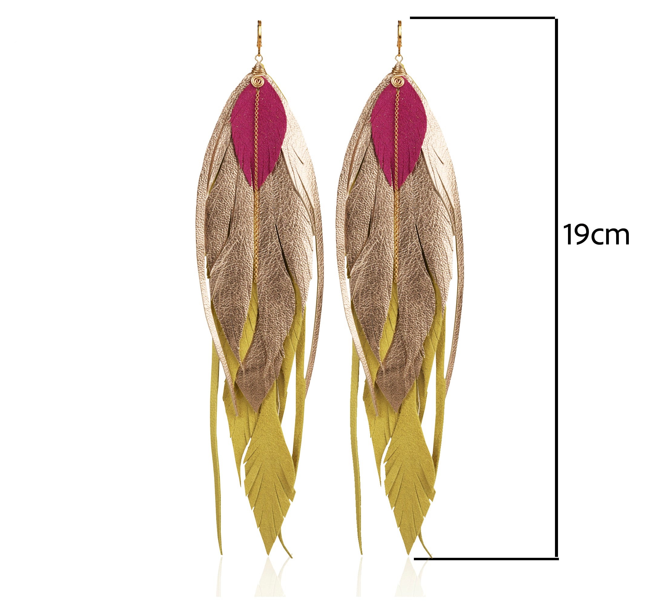 Aretes Maxi Canario Champagne