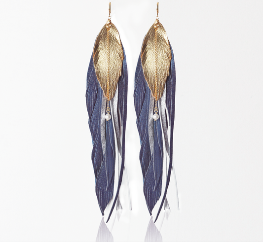 Aretes Maxi Gaucamayo Azul