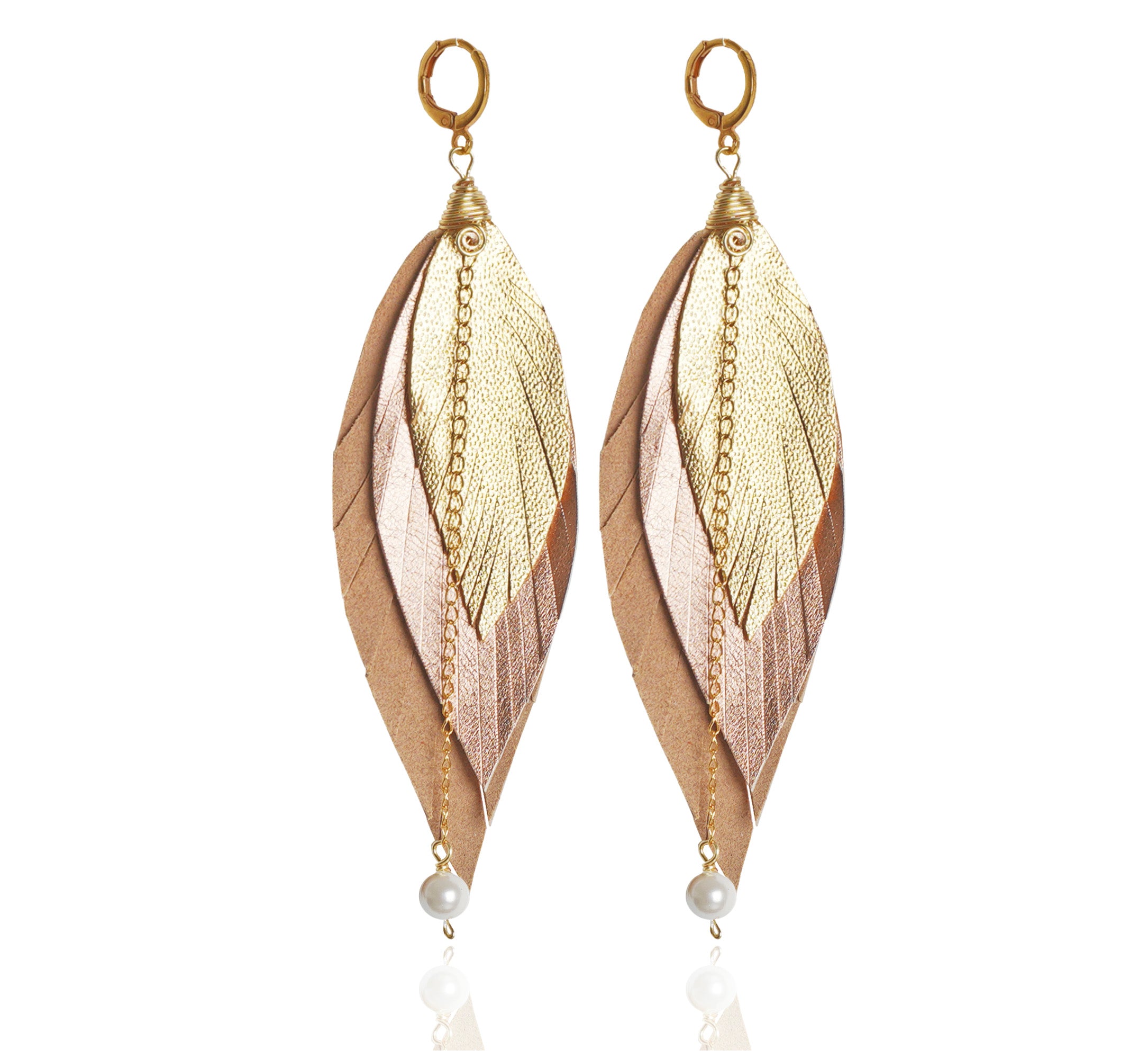 Aretes Gavilán Dorado