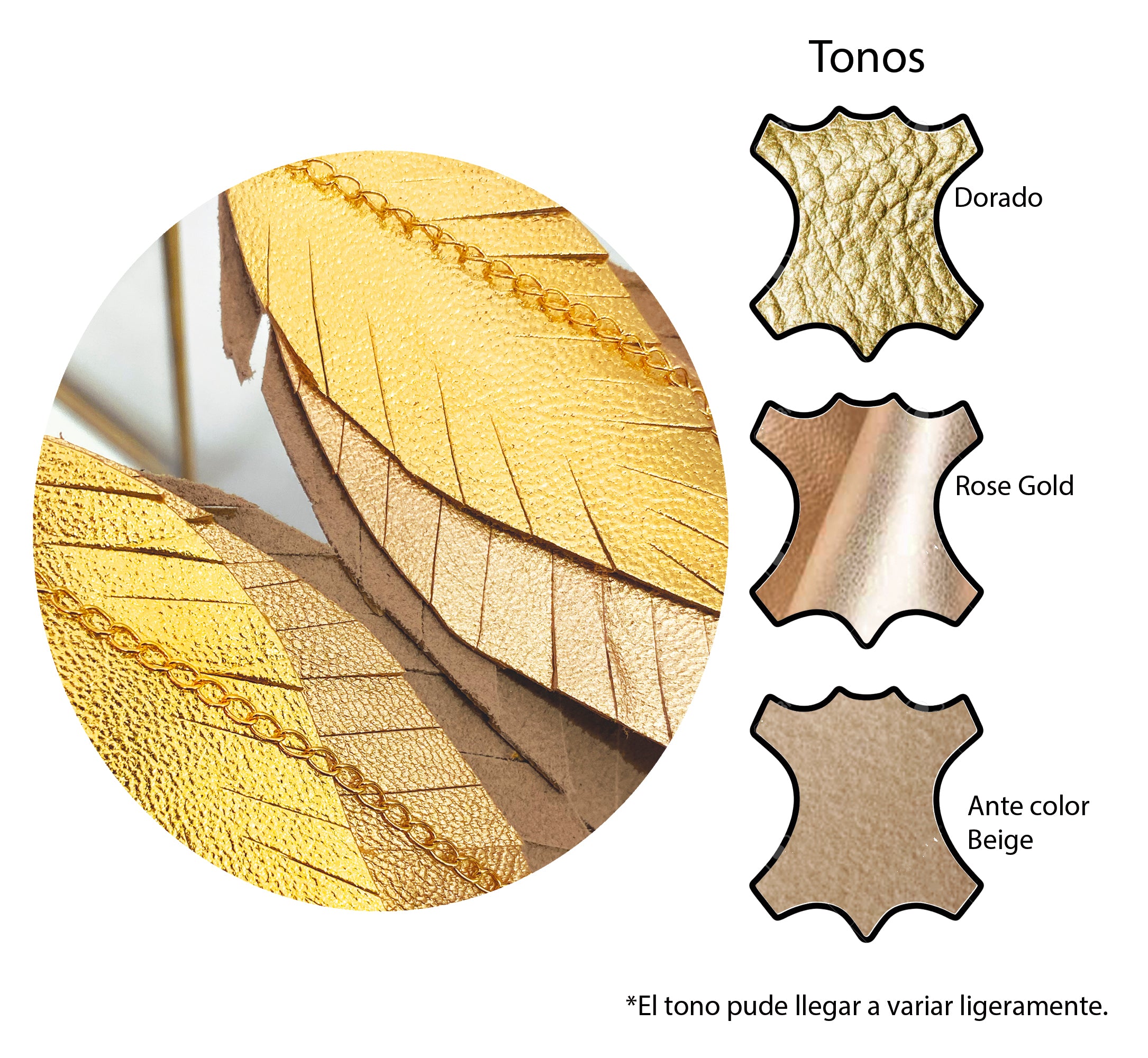 Aretes Gavilán Dorado