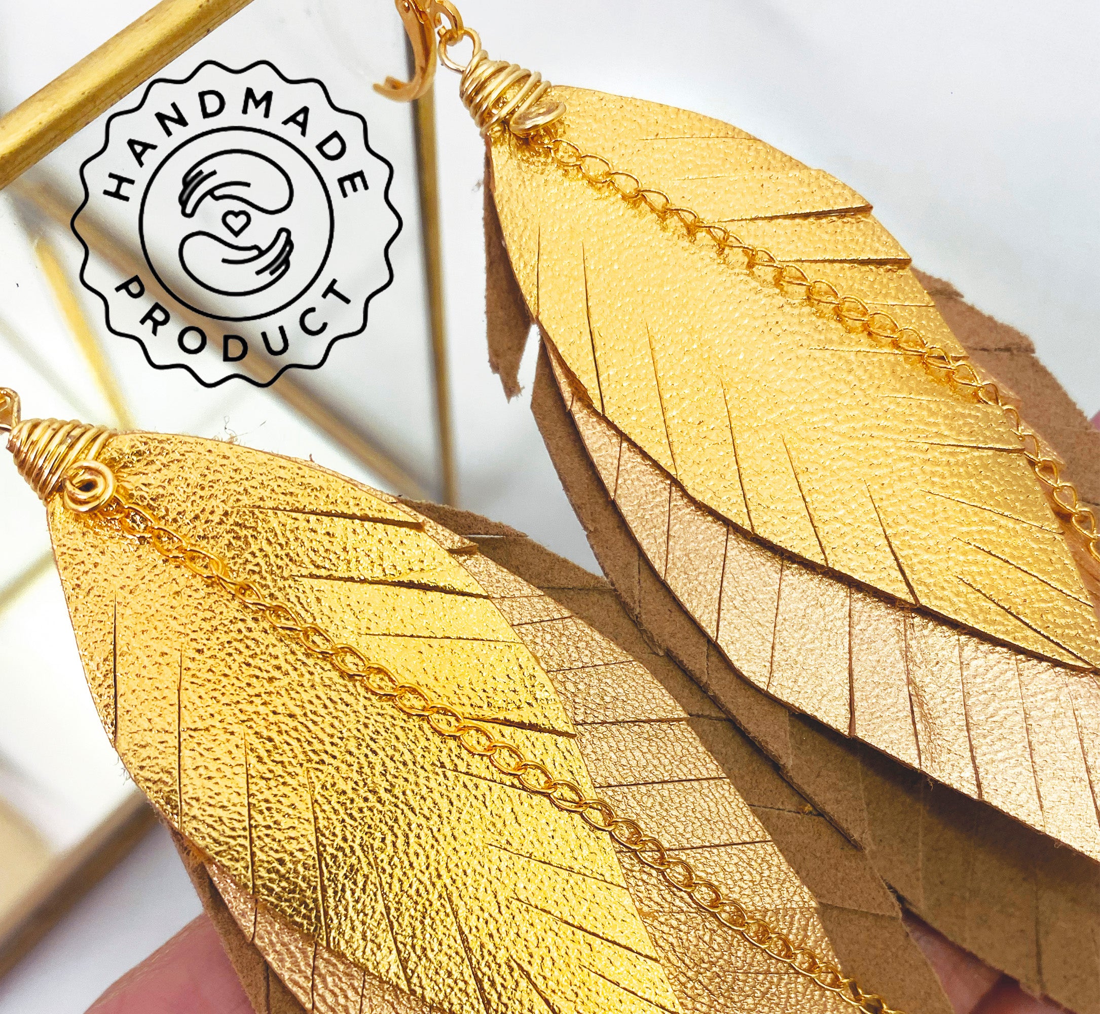 Aretes Gavilán Dorado