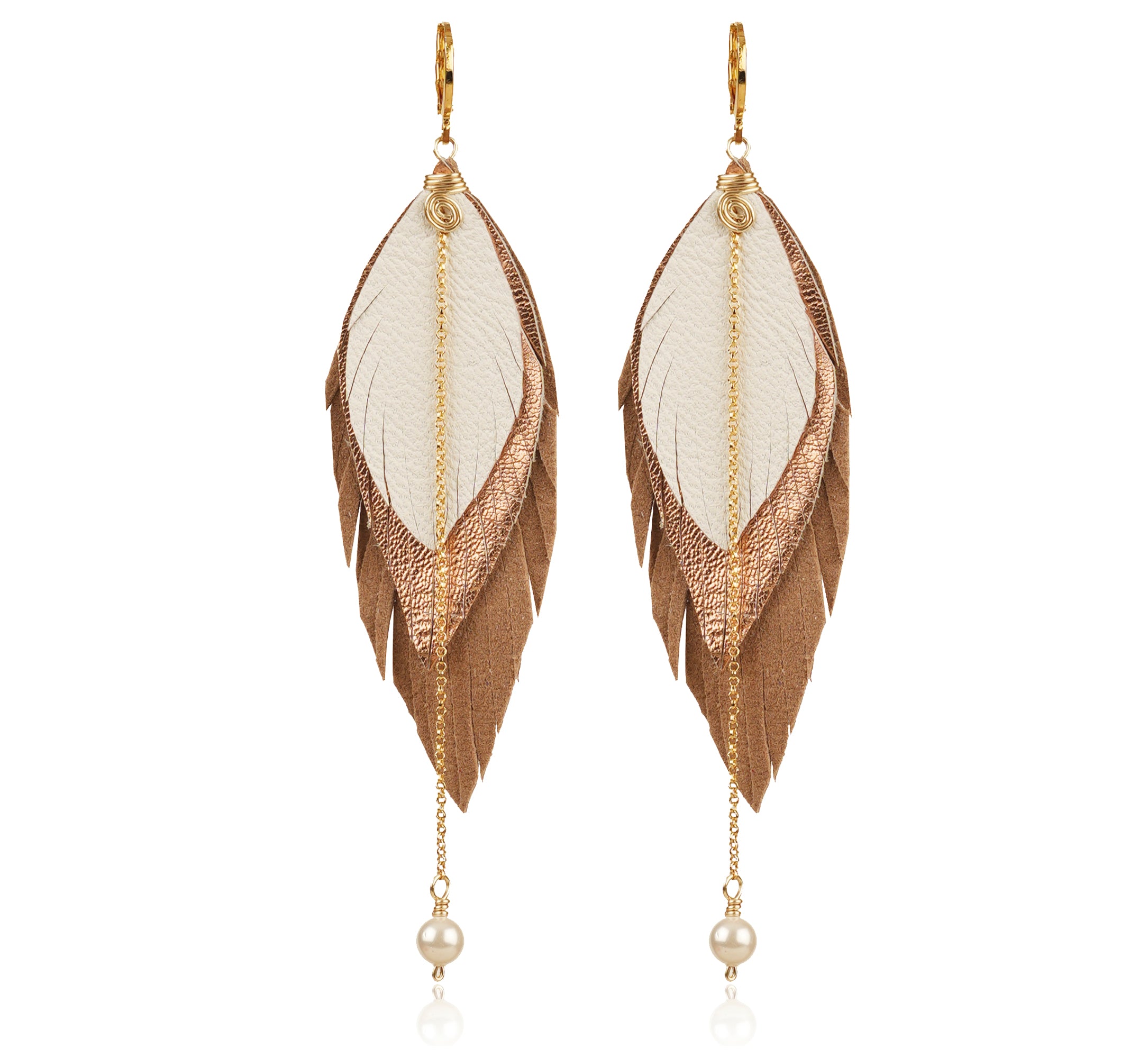 Aretes Gavilán Blanco