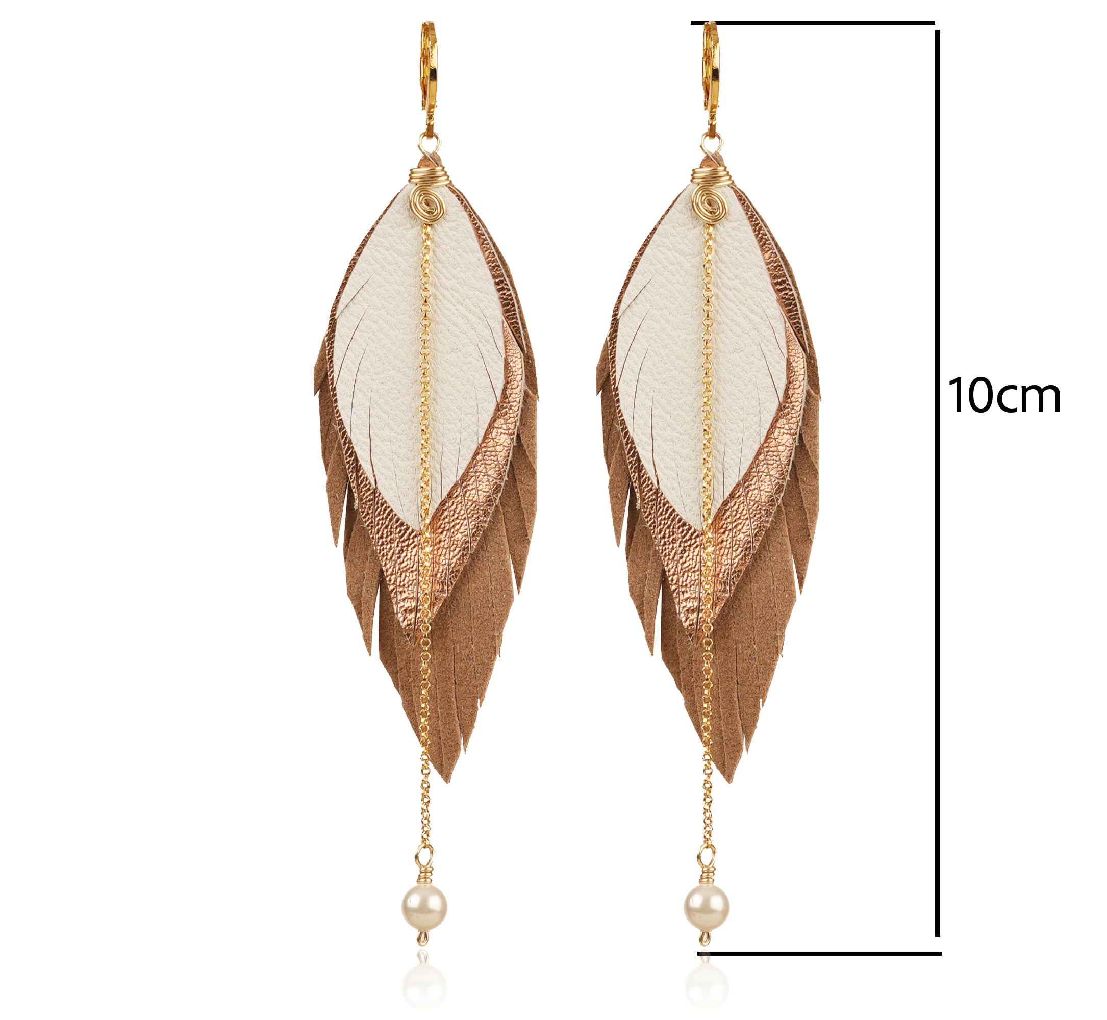 Aretes Gavilán Blanco