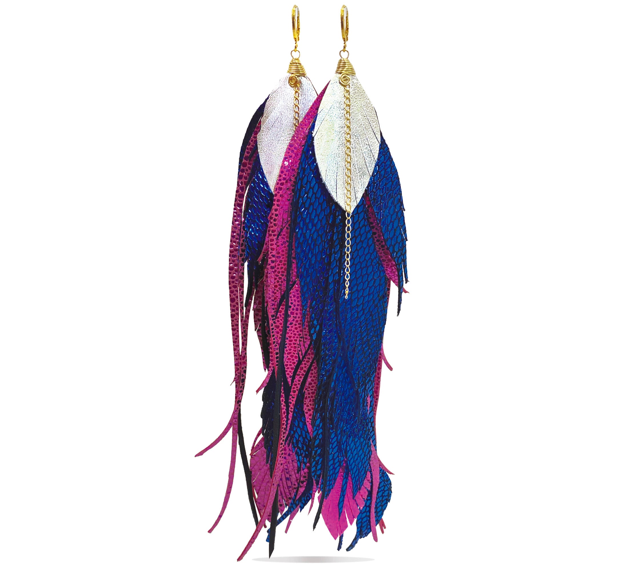 Aretes Maxi Blue Fenix