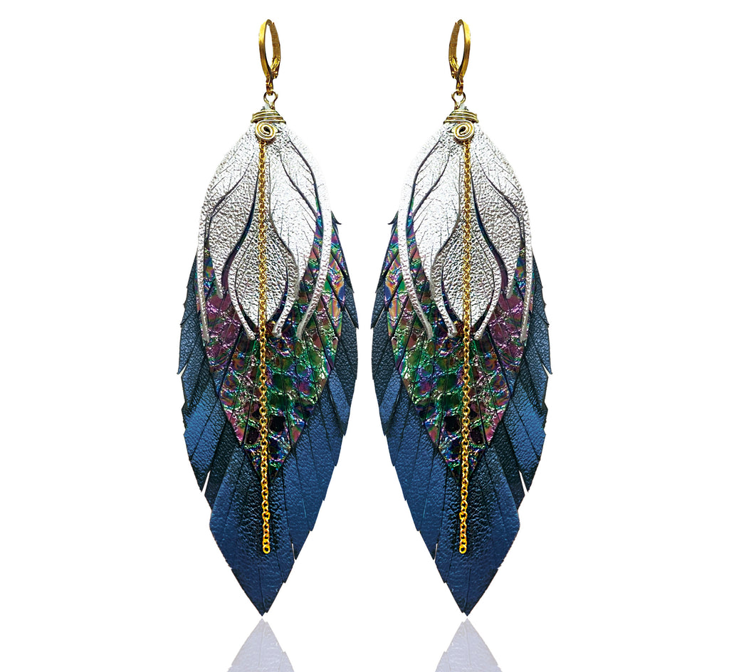 Aretes Colorín Azul