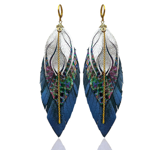 Aretes Colorín Azul