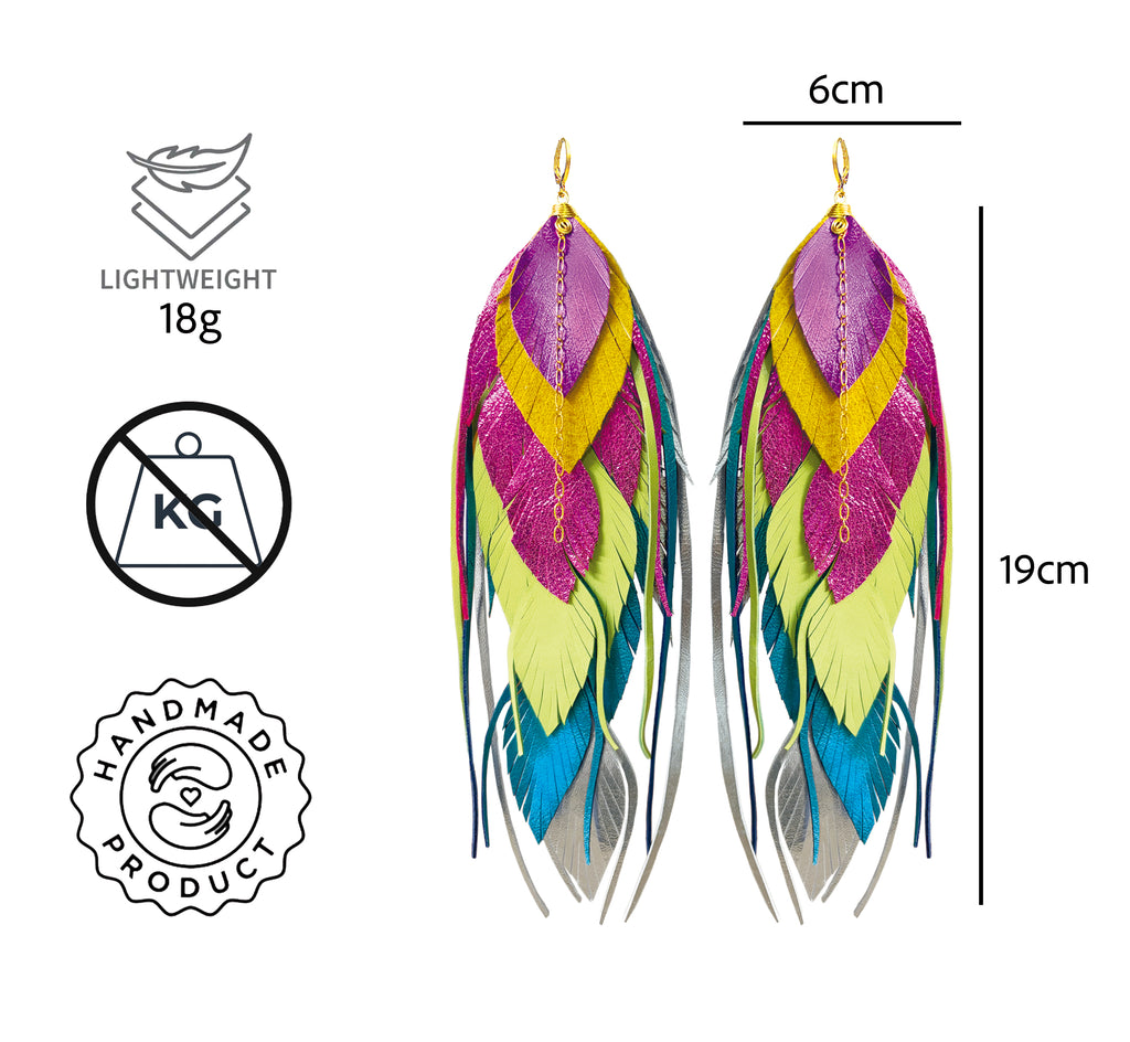 Aretes Maxi Arcoiris