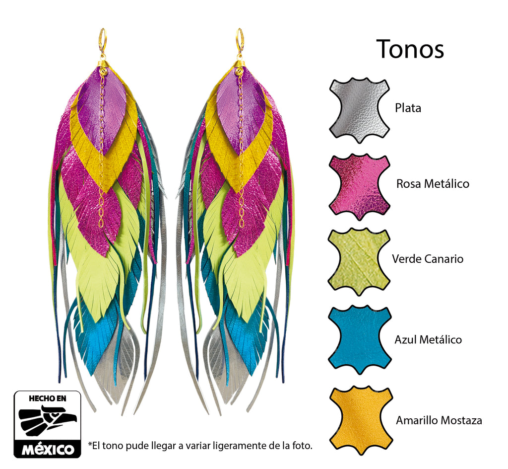 Aretes Maxi Arcoiris