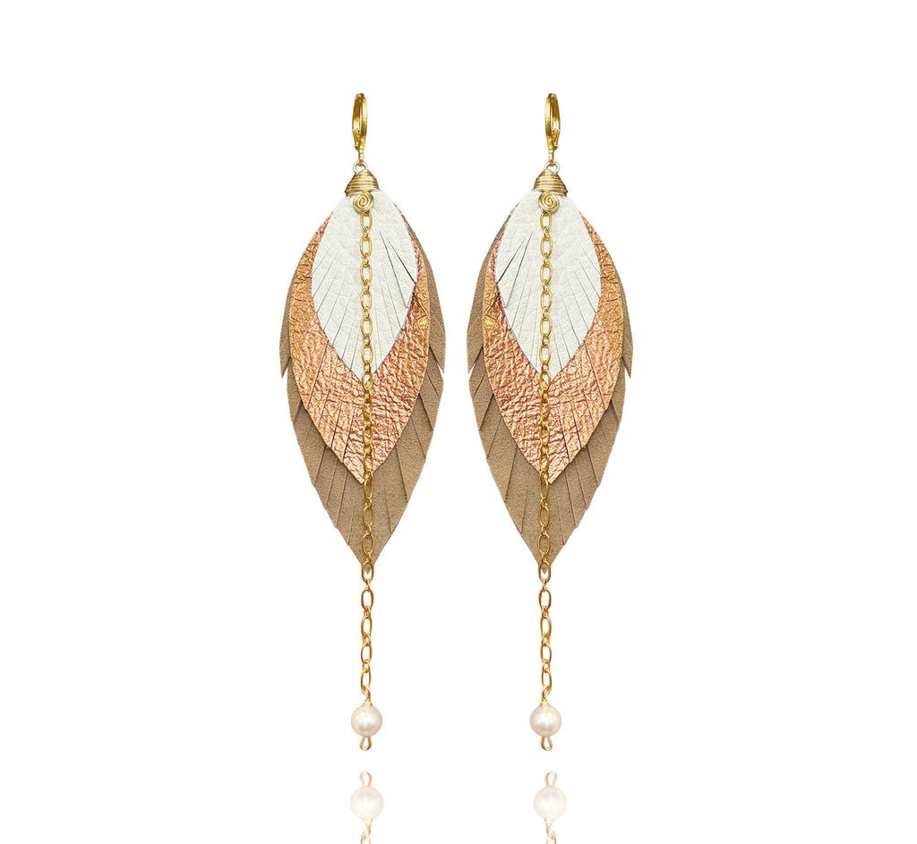 Aretes Gavilán Blanco