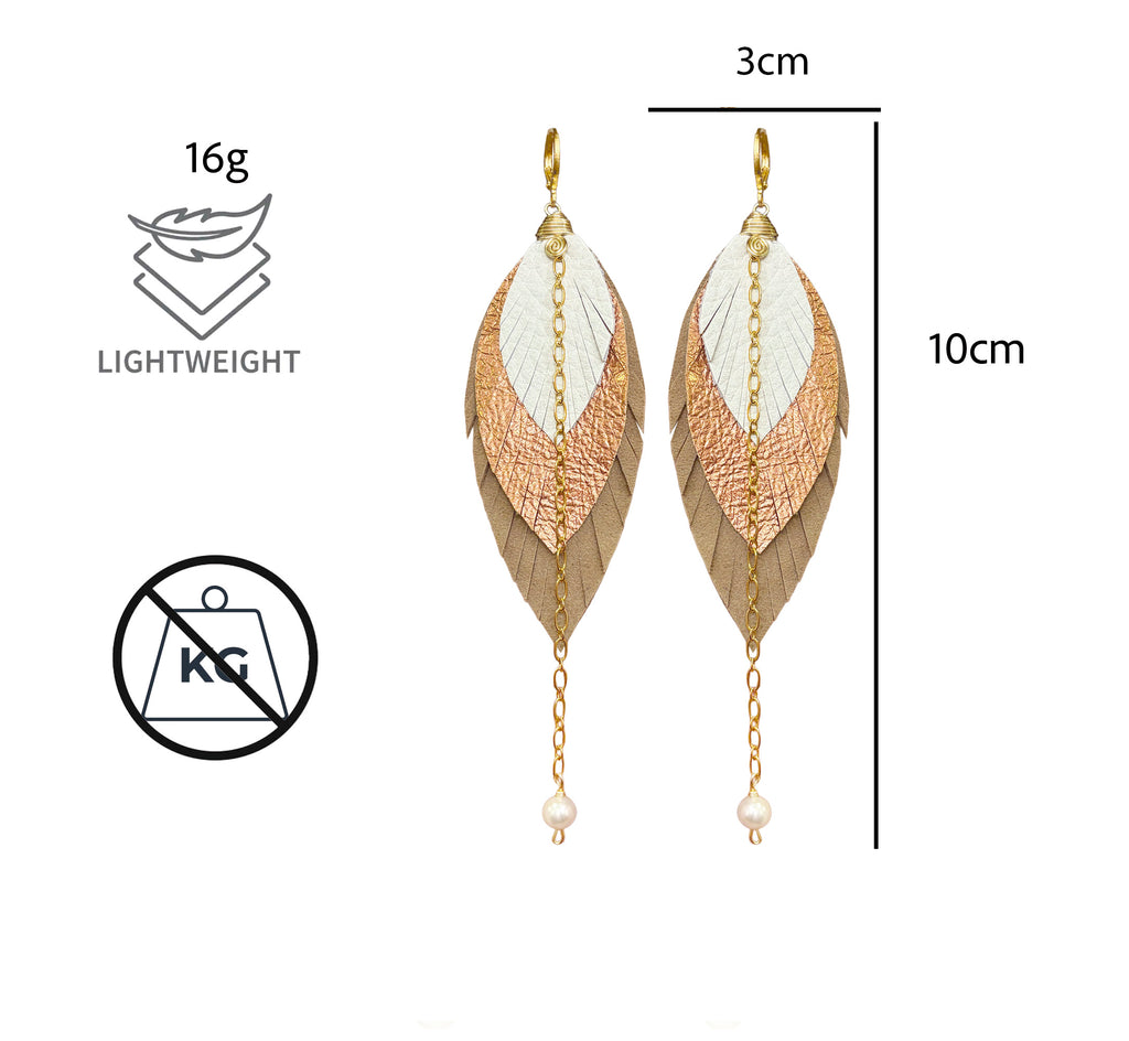 Aretes Gavilán Blanco