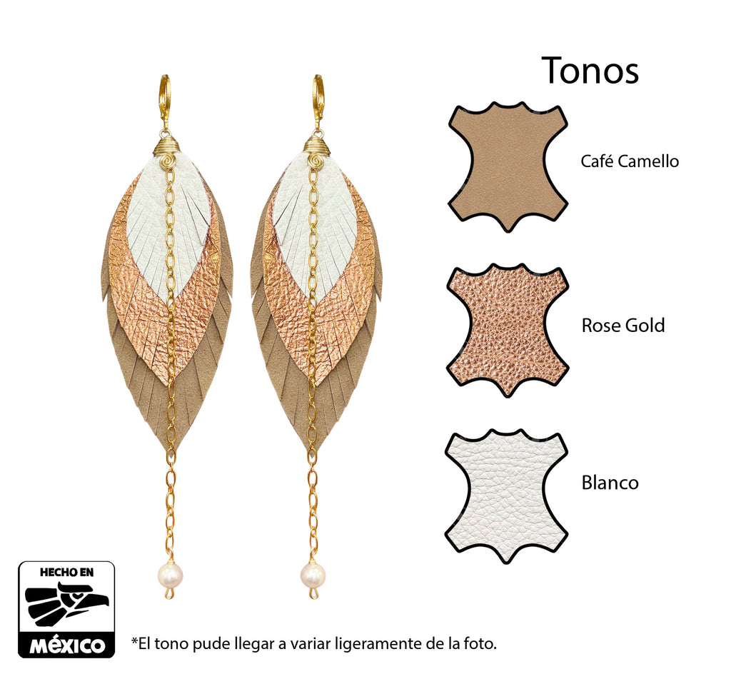 Aretes Gavilán Blanco
