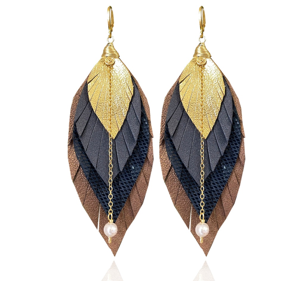 Aretes Mocha Medianos