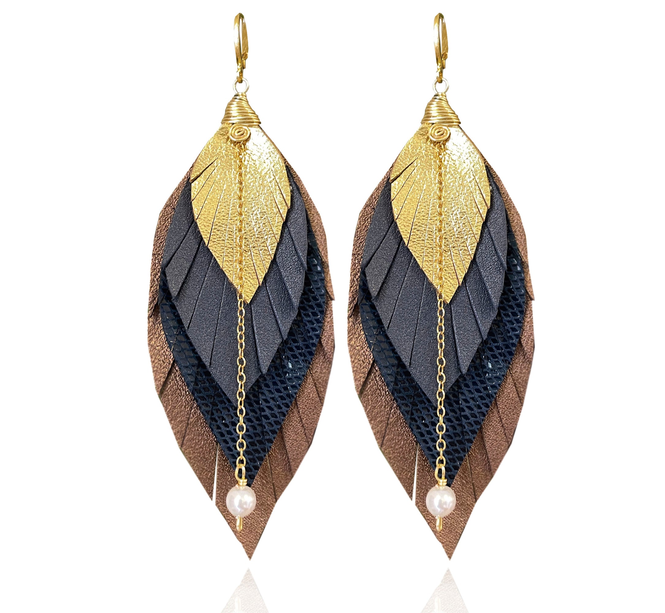 Aretes Mocha Medianos