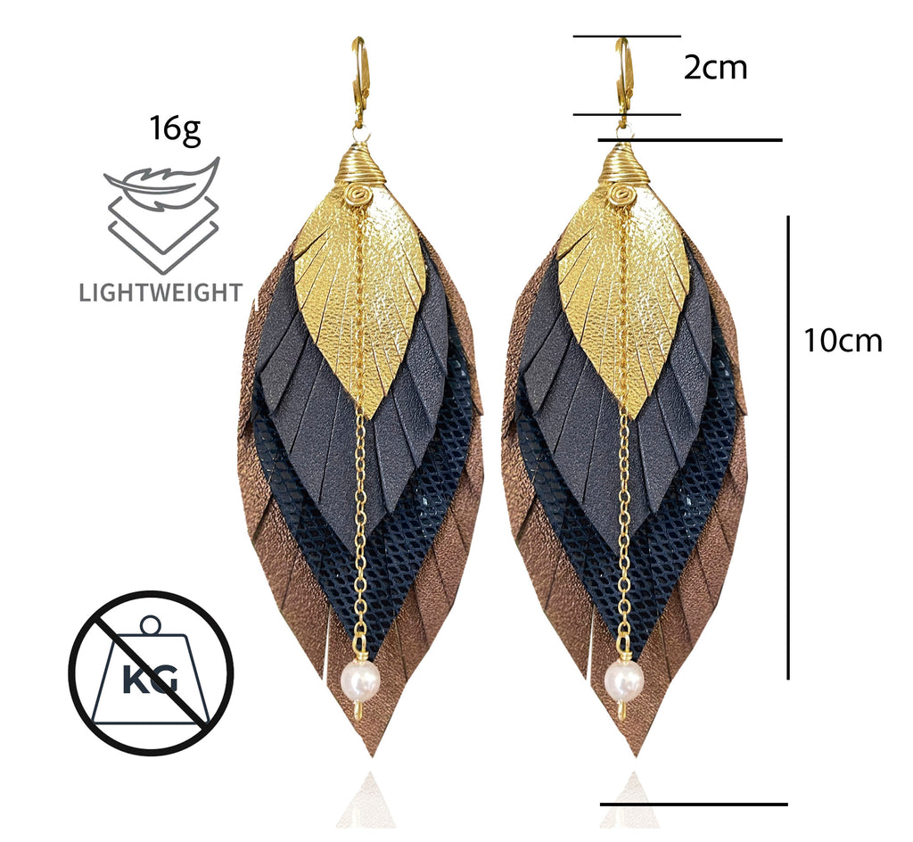 Aretes Mocha Medianos