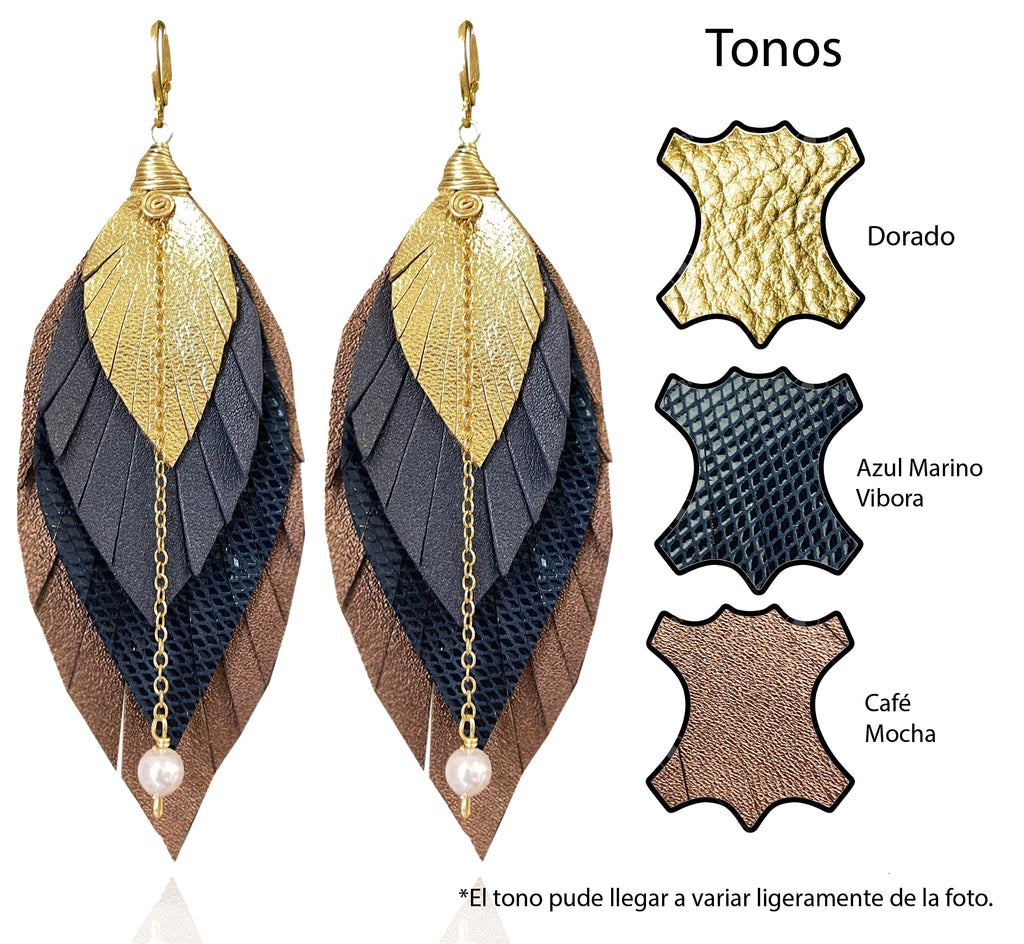 Aretes Mocha Medianos