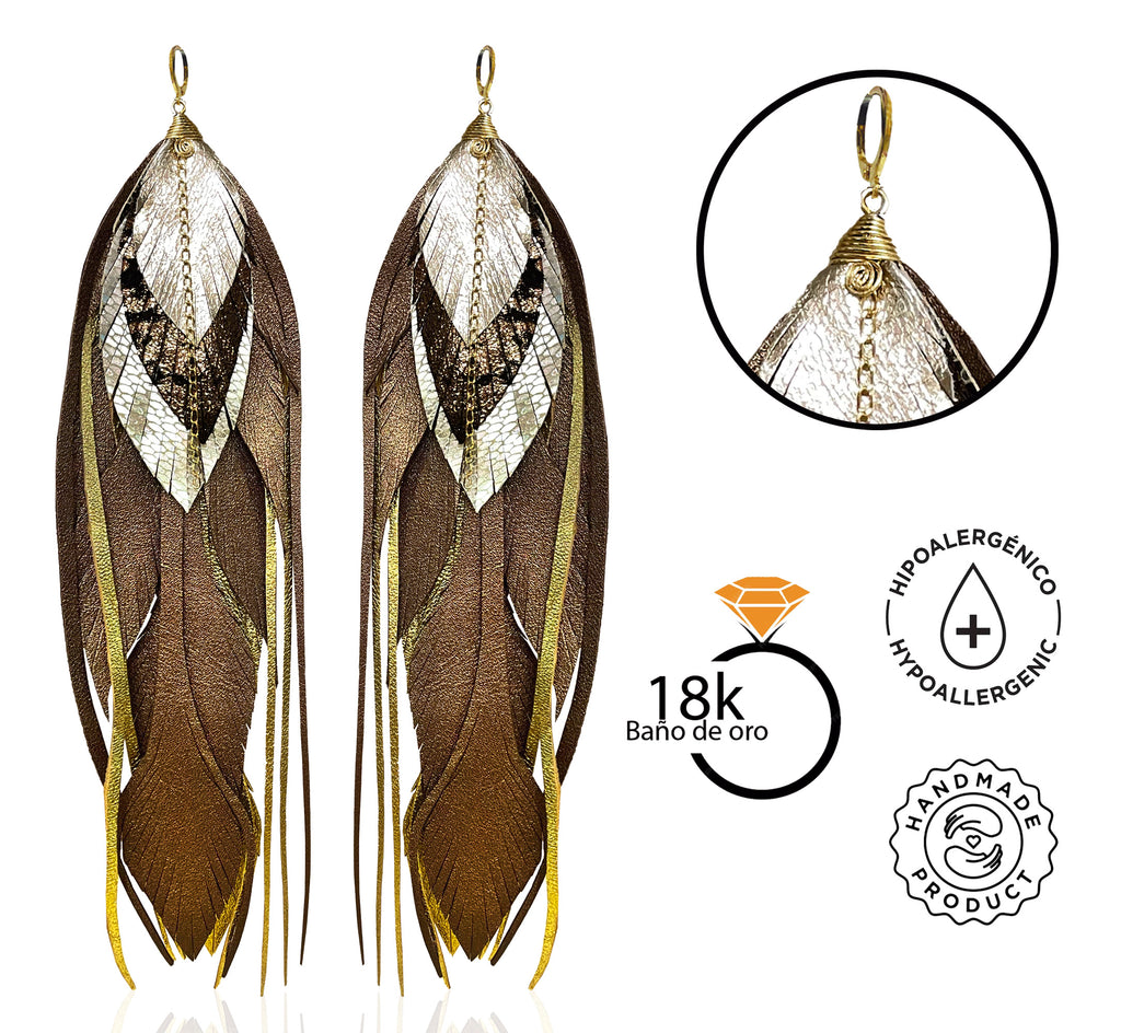 Aretes Maxi Mocha