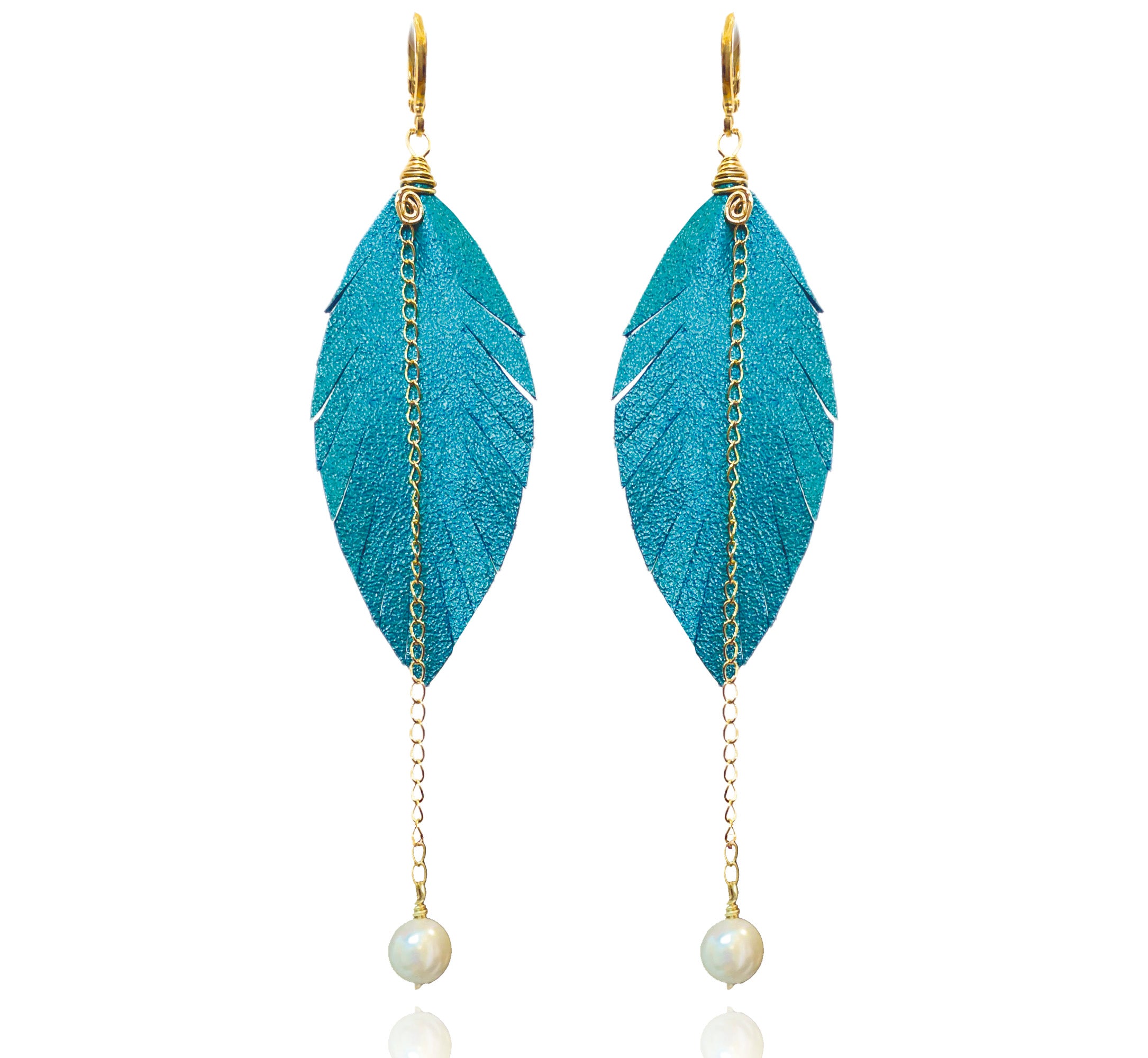 Aretes Monopluma Mallorca Azul
