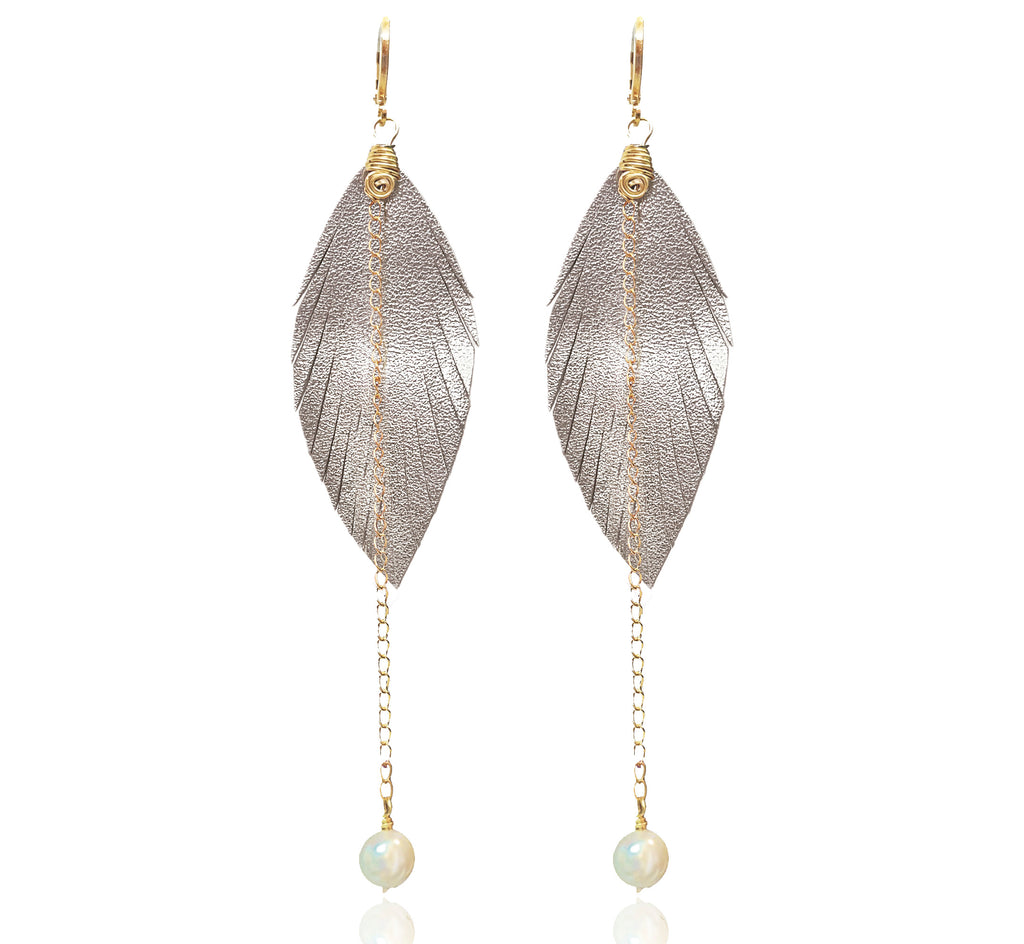 Aretes Monopluma Mallorca Plata