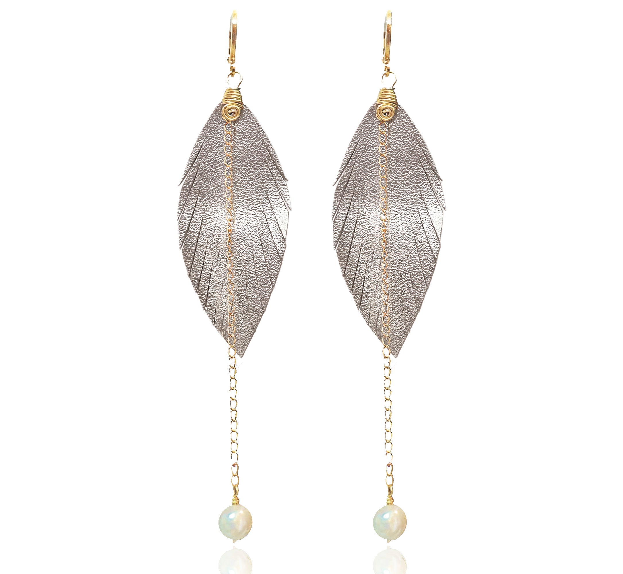 Aretes Monopluma Mallorca Plata