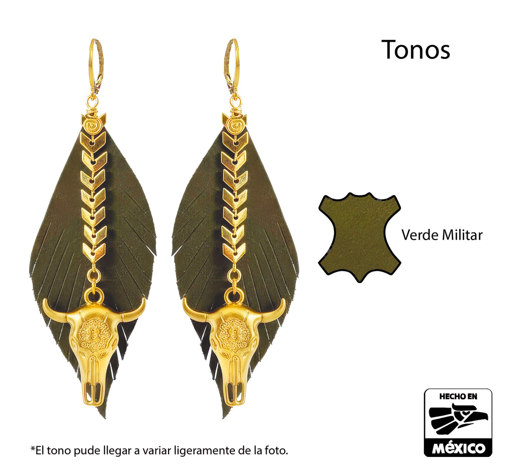 Aretes Monopluma Toro