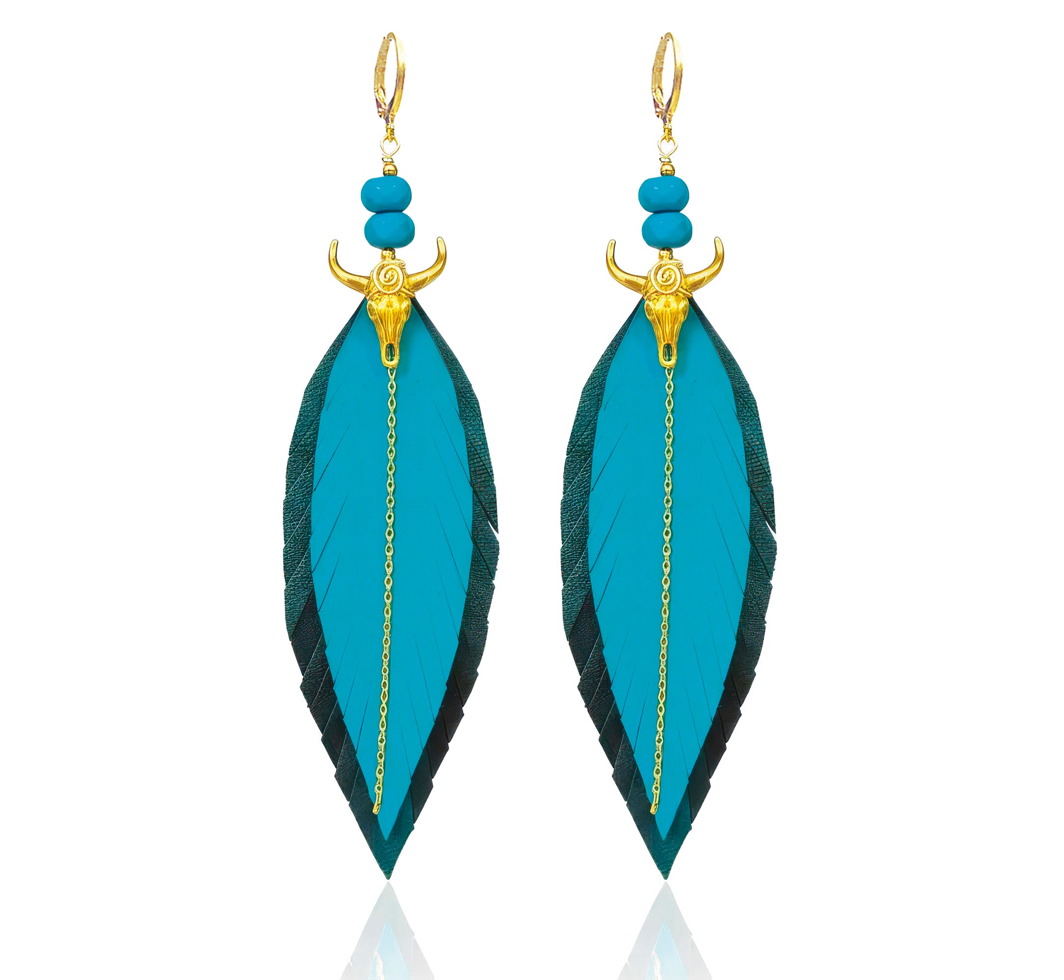 Aretes Toro Turquesa