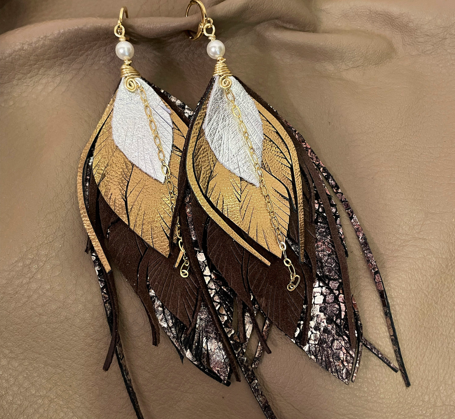 Aretes Multipluma Chico Tailandia