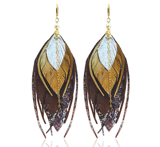 Aretes Multipluma Chico Tailandia