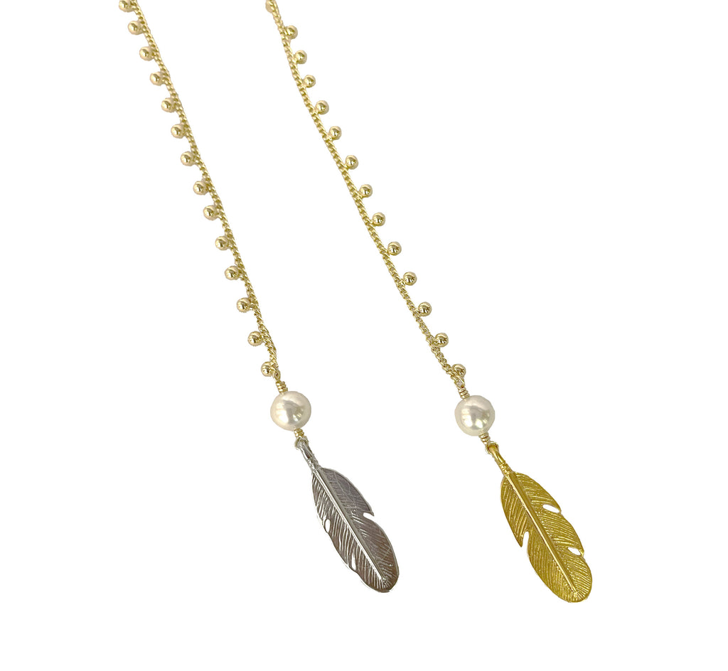 Collar Plumas Bicolor