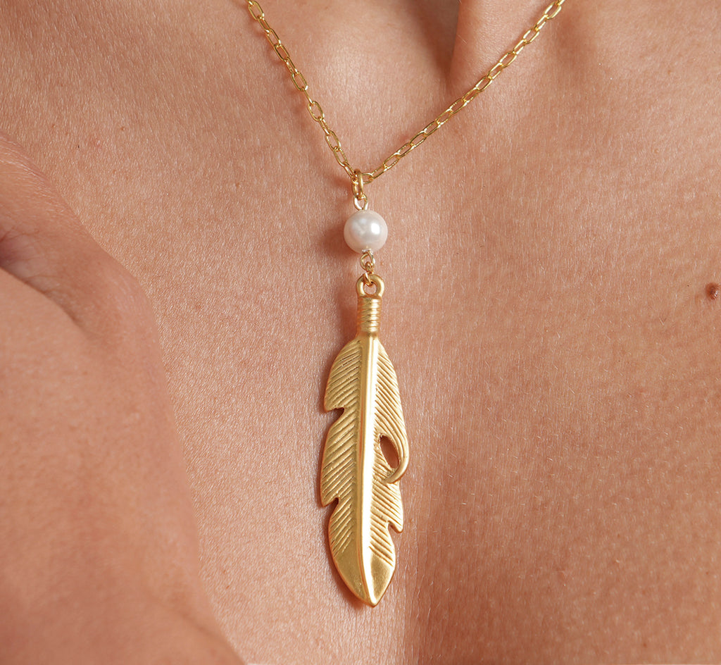 Collar Pluma