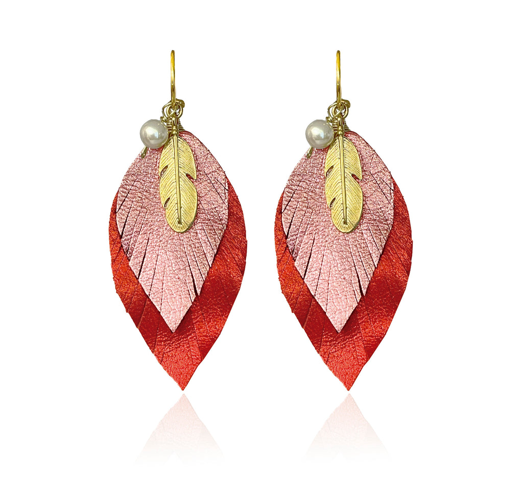 Arracadas Cardenal Red Charm