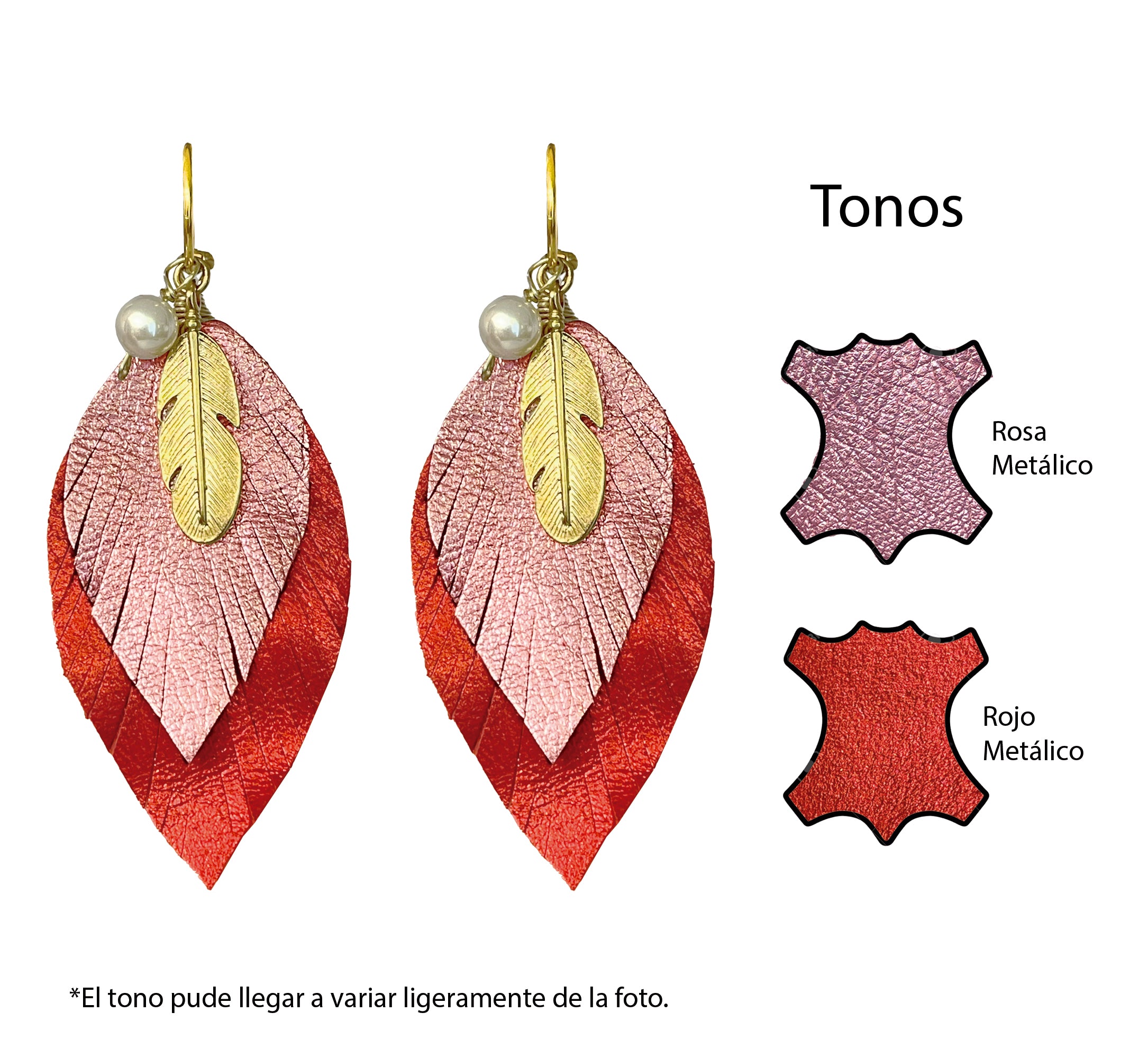 Arracadas Cardenal Red Charm