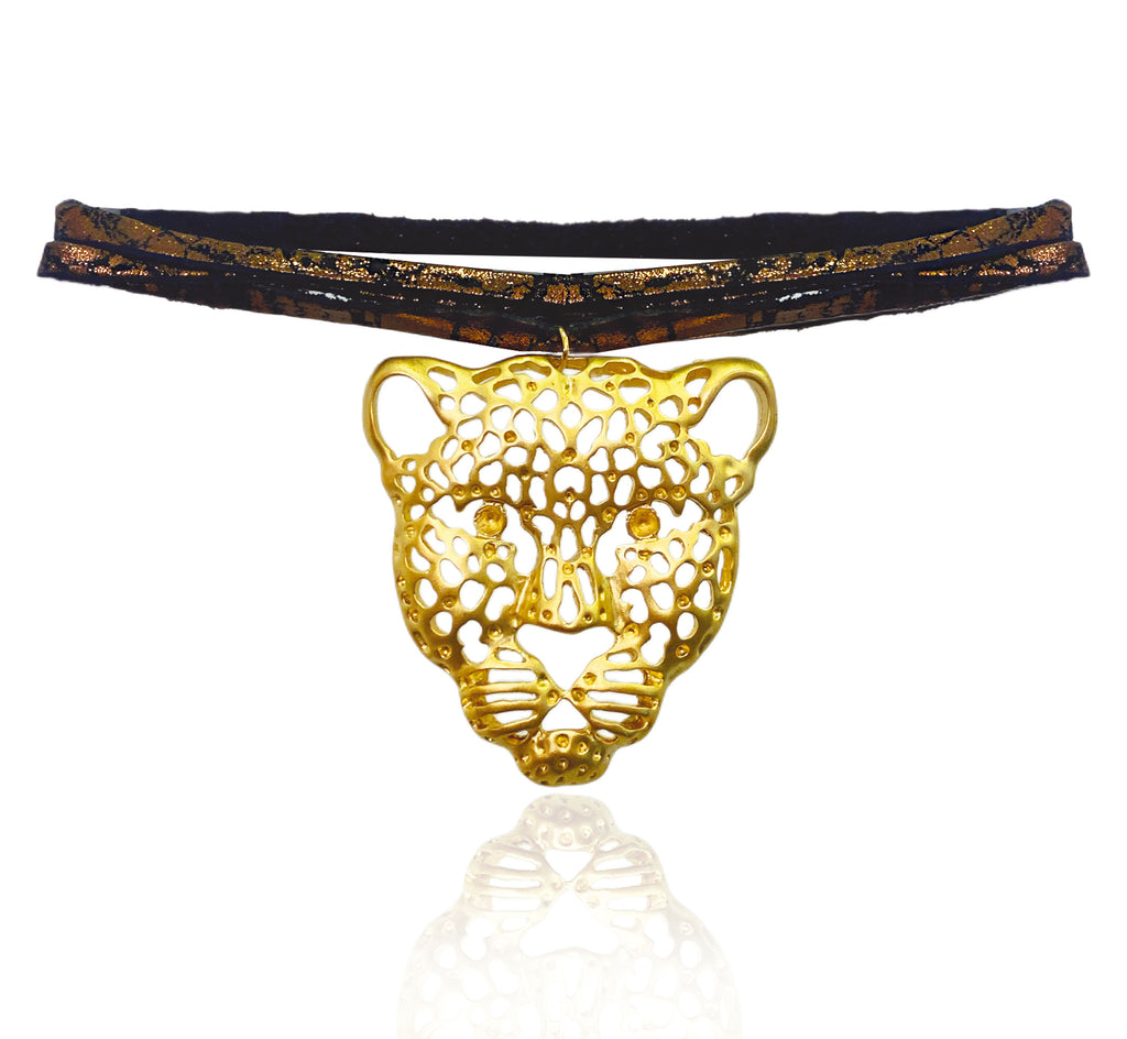 Gargantilla Cobre Jaguar