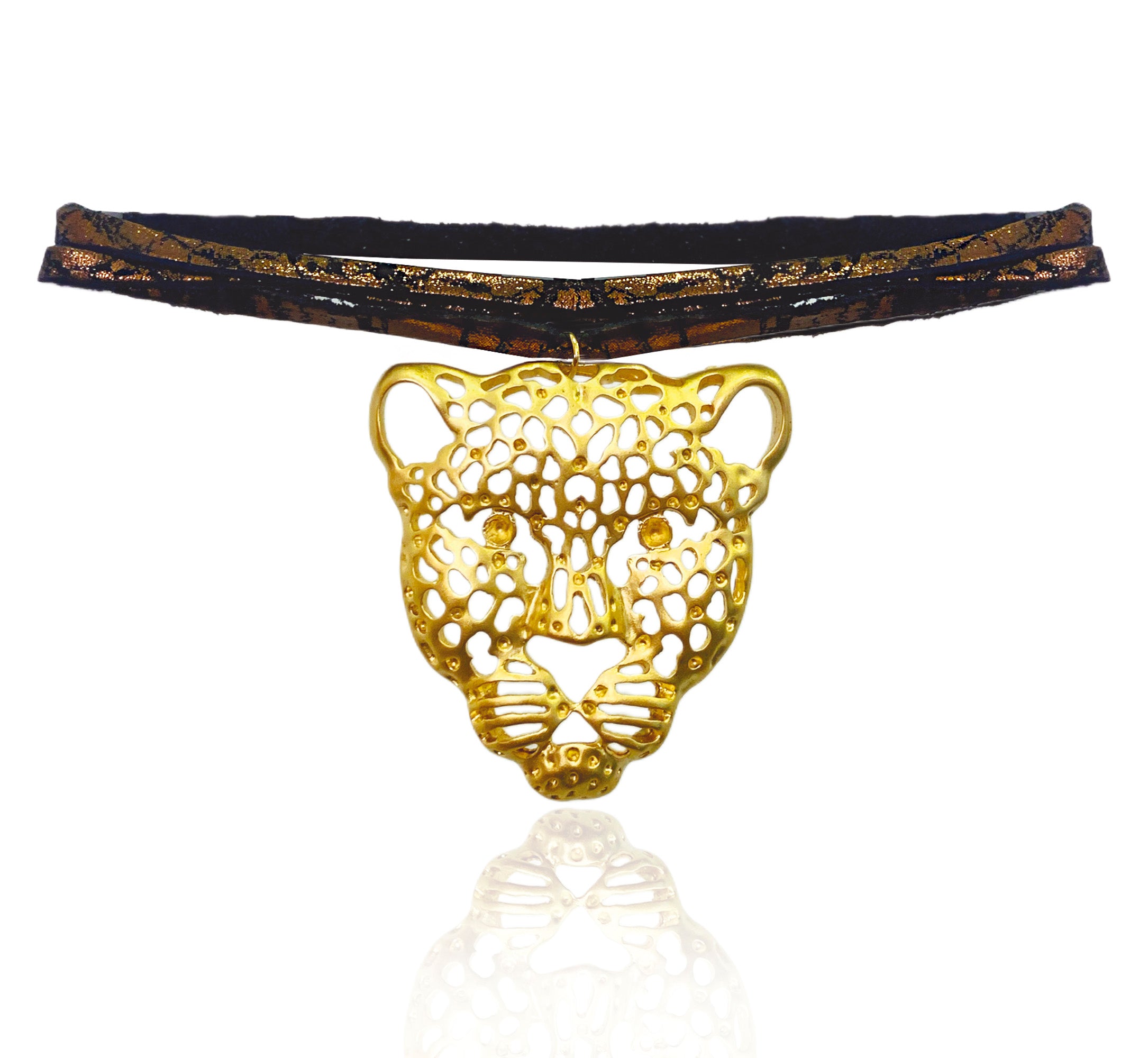 Gargantilla Cobre Jaguar