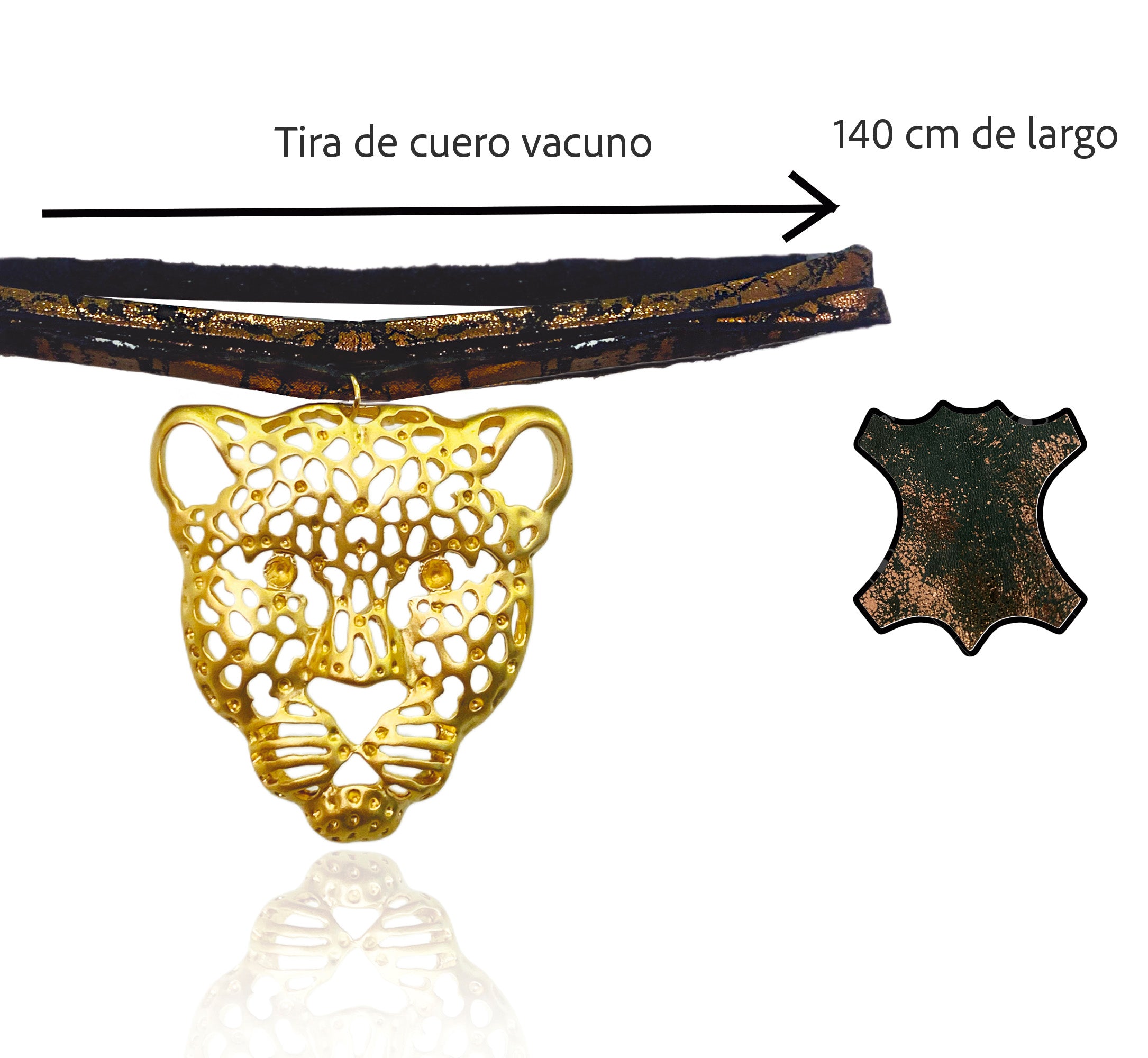 Gargantilla Cobre Jaguar